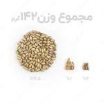 عیار پسته اکبری برشته فام لند