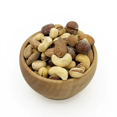 آجیل چهارمغز سنتی ممتاز کاسه چوبی فام لند1