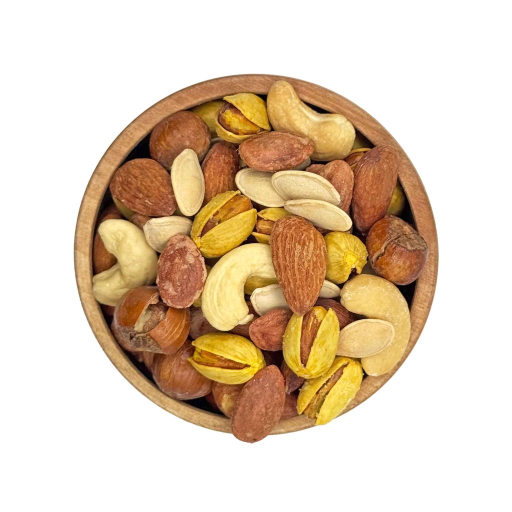 آجیل تخمه‌دار اعلا فام لند کاسه چوبی2