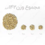 عیار پسته احمدآقایی برشته فام لند