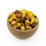 آجیل چهارمغز زعفرانی ممتاز فام لند کاسه چوبی1