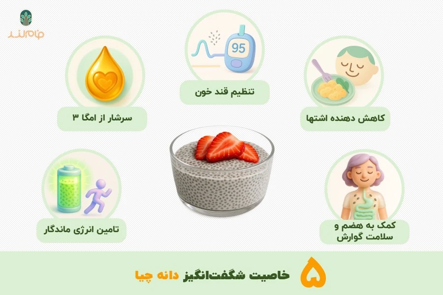 5خاصیت شگفت انگیز دانه چیا