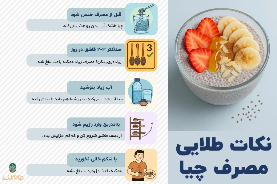نکات طلایی مصرف چیا
