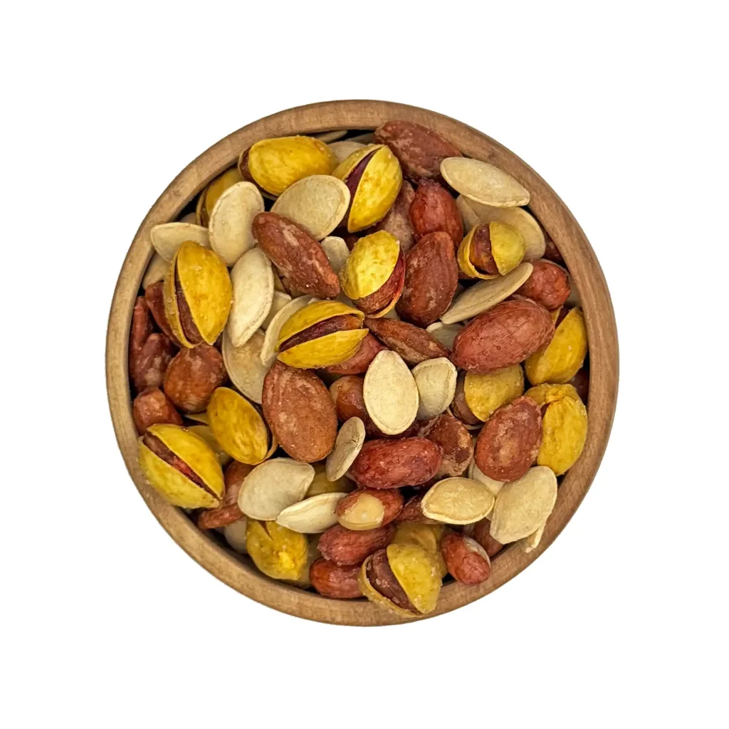 آجیل فوق‌اقتصادی فام لند کاسه چوبی 2