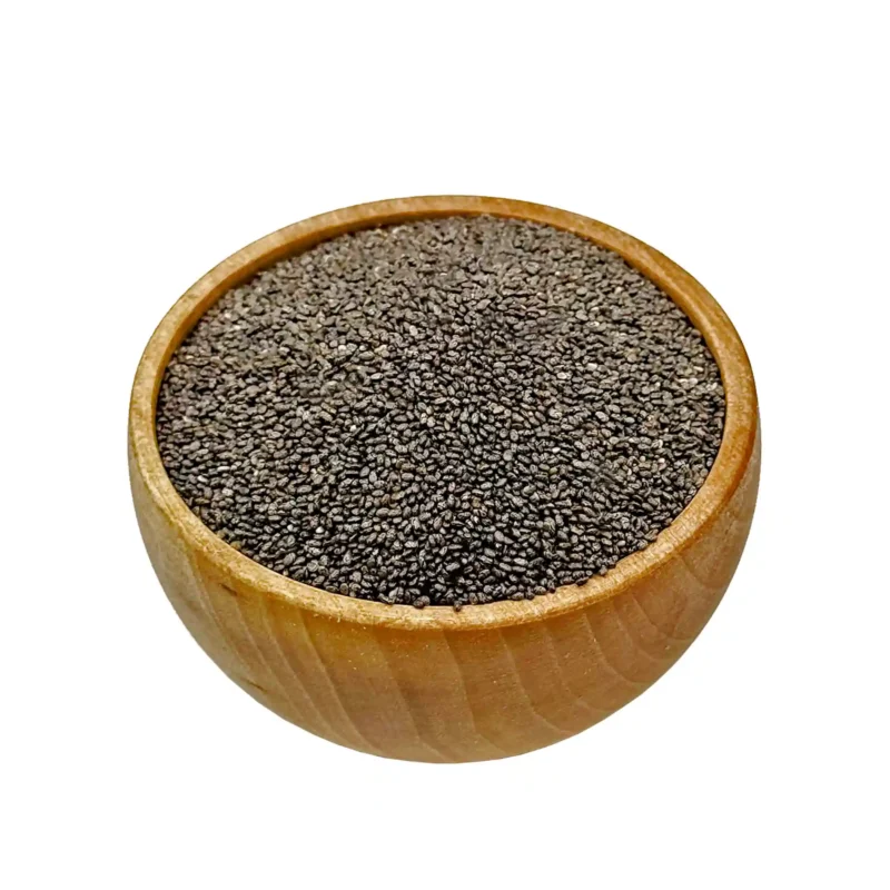 دانه چیا در ظرف چوبی فام لند