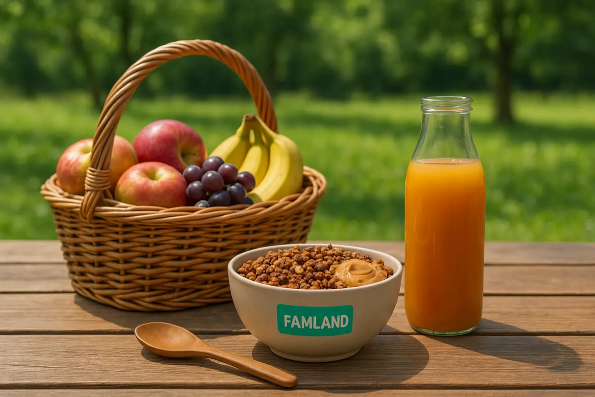 گرانولا با میوه