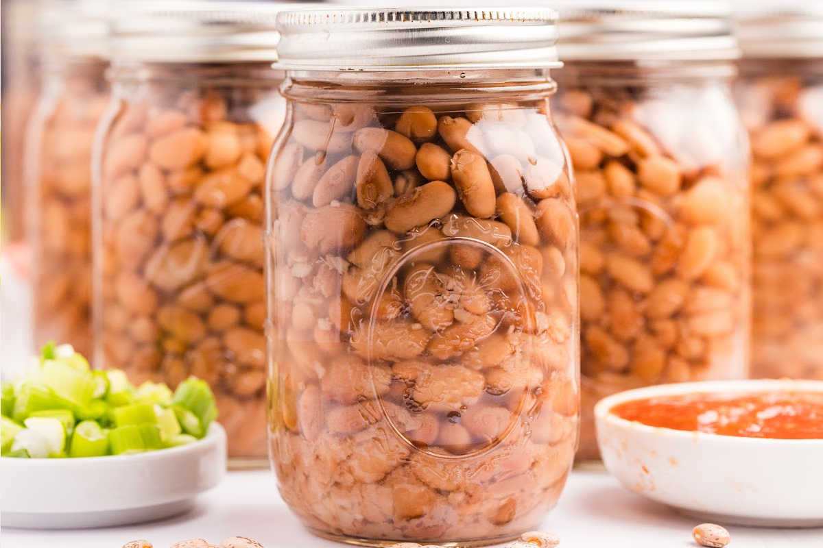 کنسرو لوبیا چیتی خانگی 