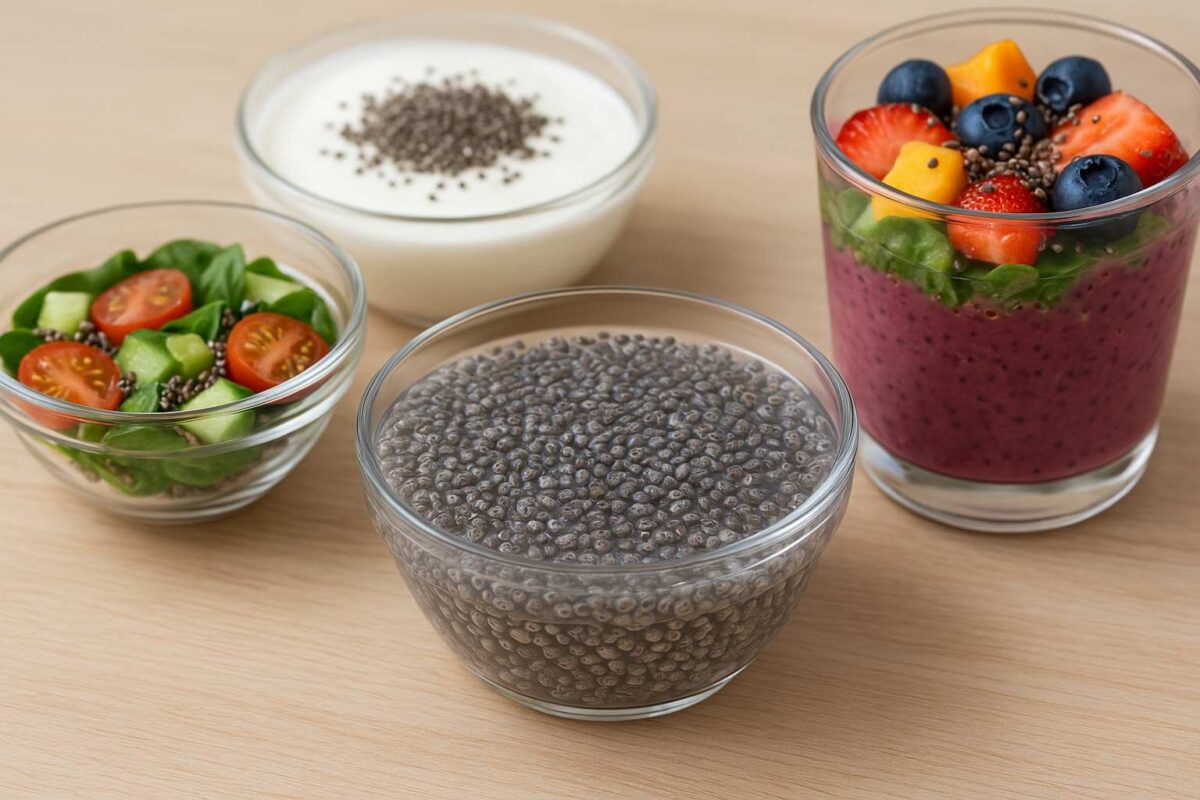 استفاده از دانه چیا در غذاهای مختلف