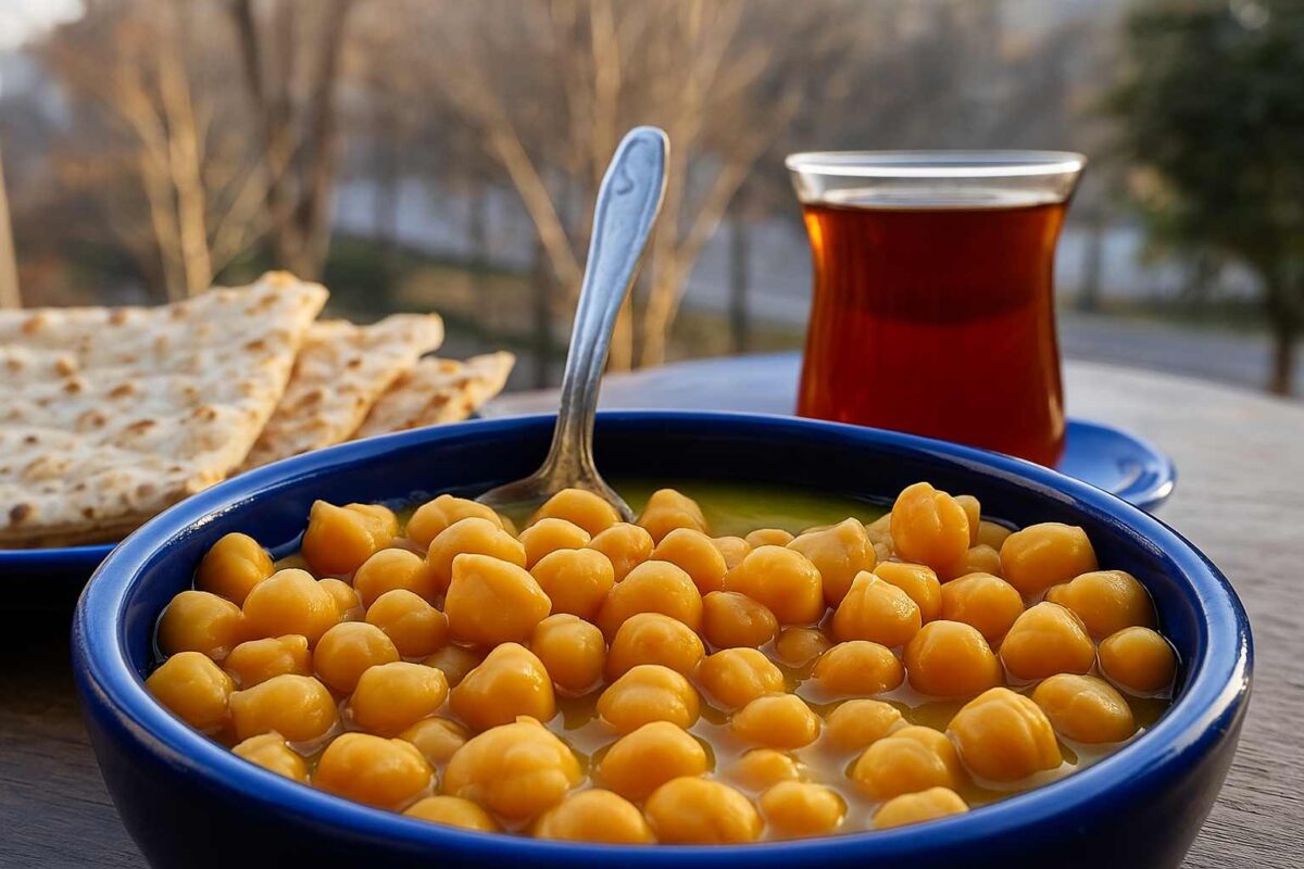 طرز تهیه نخود آب گیاهی