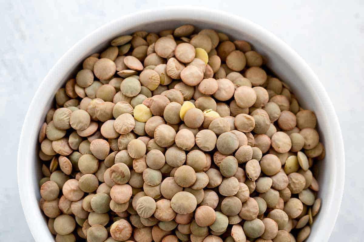 عدس سبز