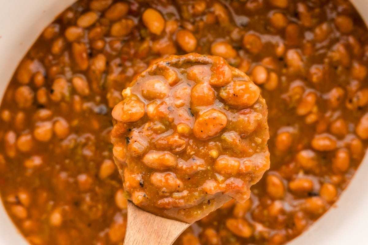 خوراک لوبیا چیتی با سس