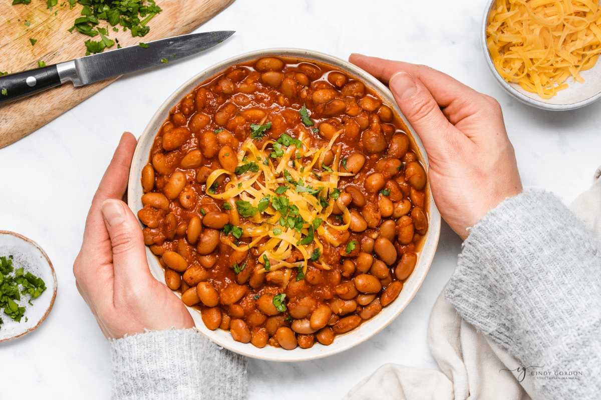 خوراک لوبیا چیتی