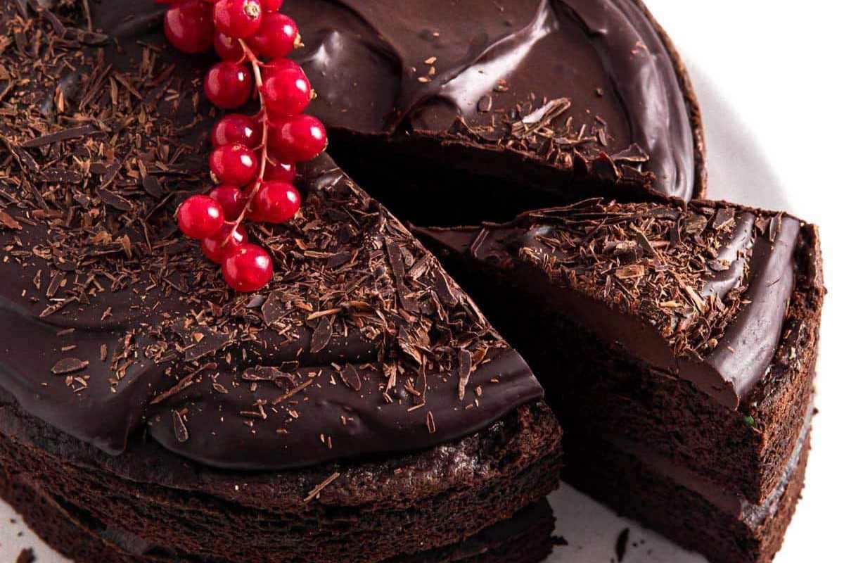 کیک شکلاتی بدون شکر