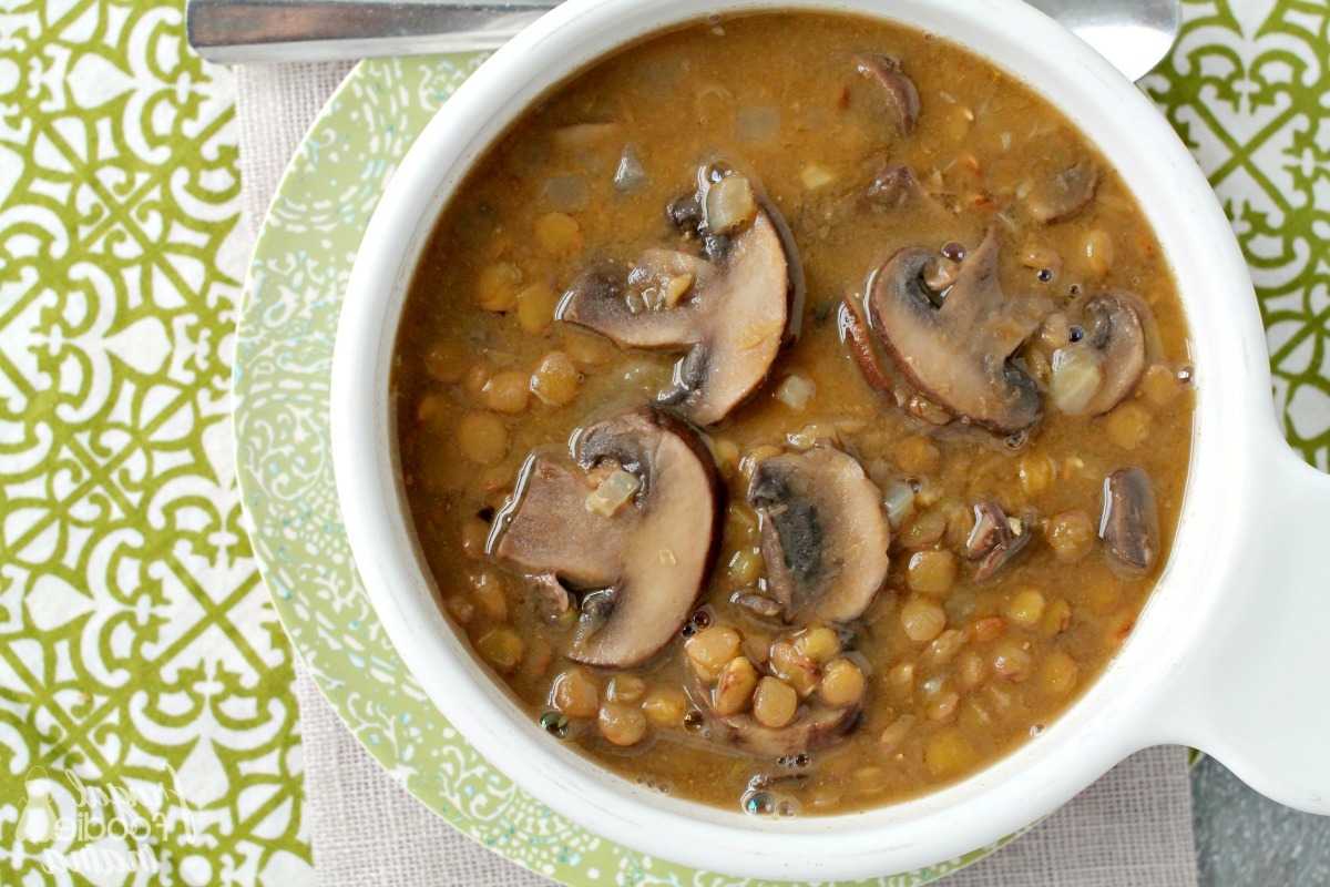 عدسی با قارچ