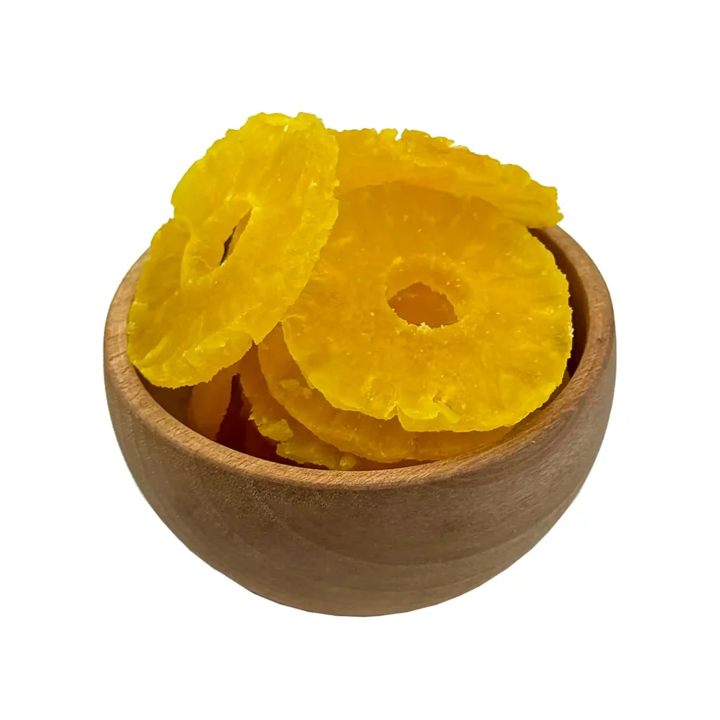 آناناس کمپوتی خشک فام لند کاسه چوبی 1 وب