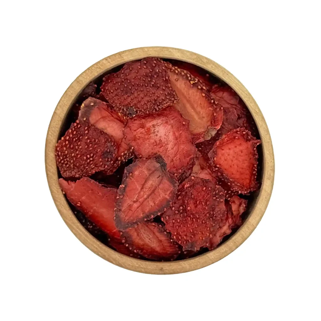 توت فرنگی خشک فام لند کاسه چوبی 2 وب