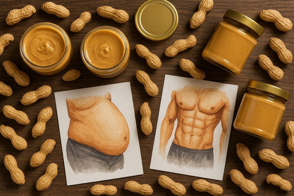 کره بادام زمینی لاغر میکند یا چاق