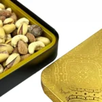 آجیل چهارمغز برشته پودری جعبه زرین فام لند 3.3