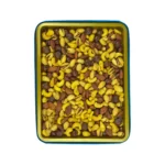 جعبه کادویی نقشینه آجیل چهار مغز برشته زعفرانی - Image 3