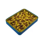 جعبه کادویی نقشینه آجیل چهار مغز برشته زعفرانی - Image 4