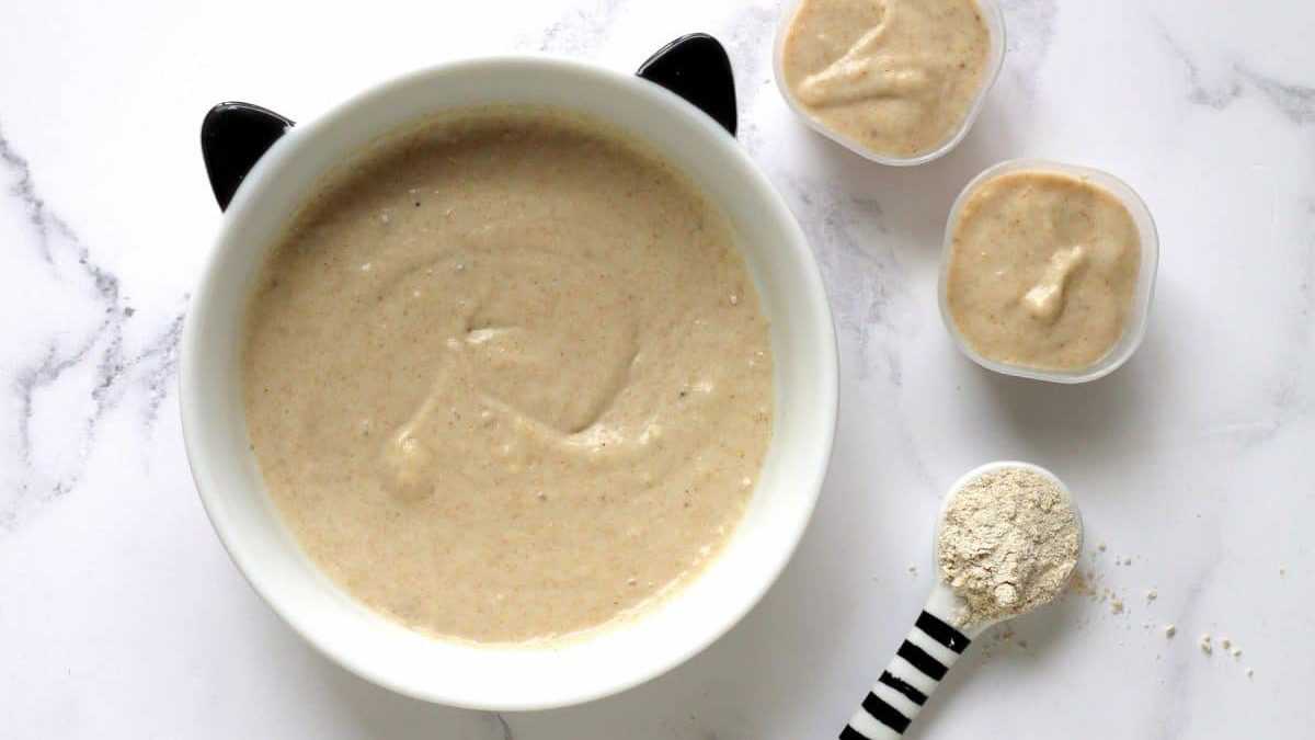 حریره بادام با شیر خشک