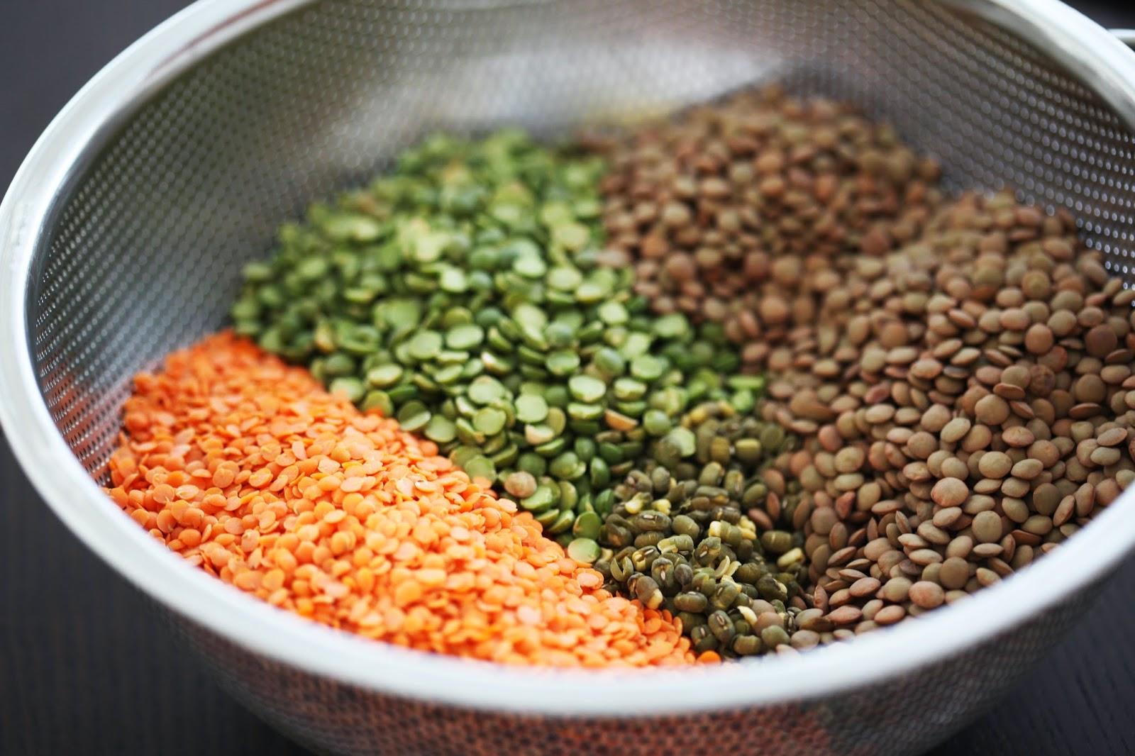 فواید ماش و عدس