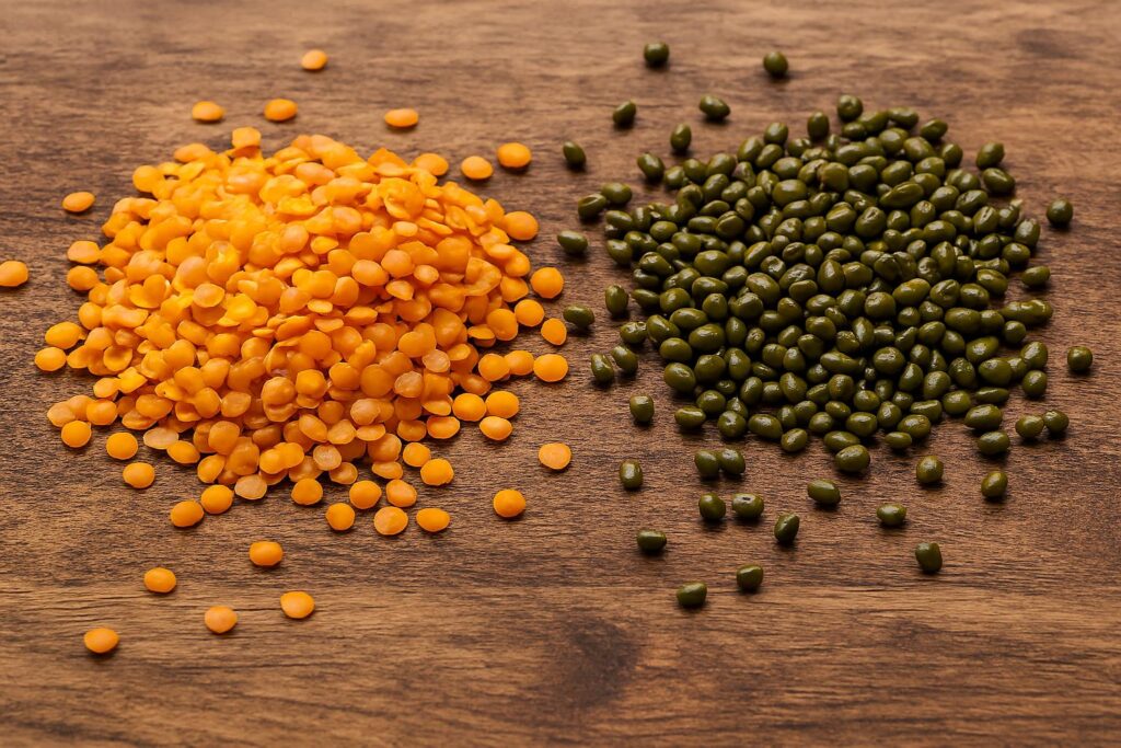 تفاوت ماش و عدس