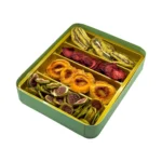 جعبه هدیه میوه رنگی زمینه سفید از پهلو2 فام لند وب