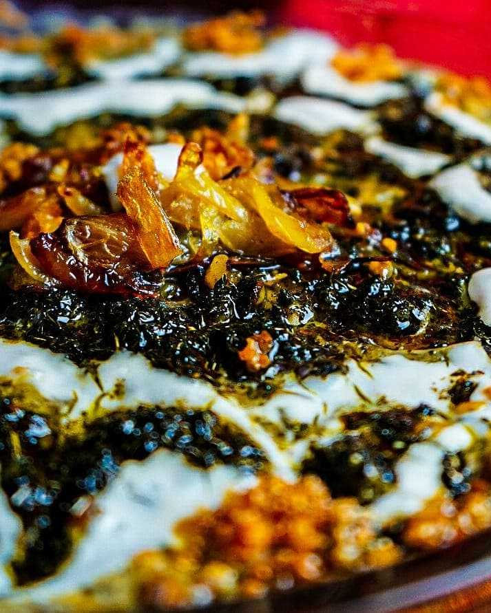 پیاز داغ آش رشته