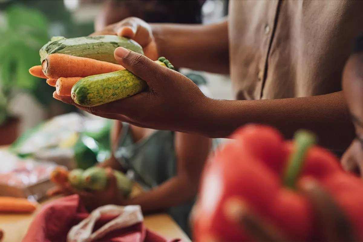 تهیه غذای سالم