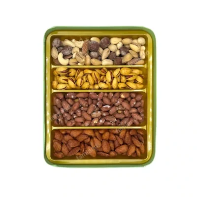 جعبه هدیه زرین مغز فام لند از بالا