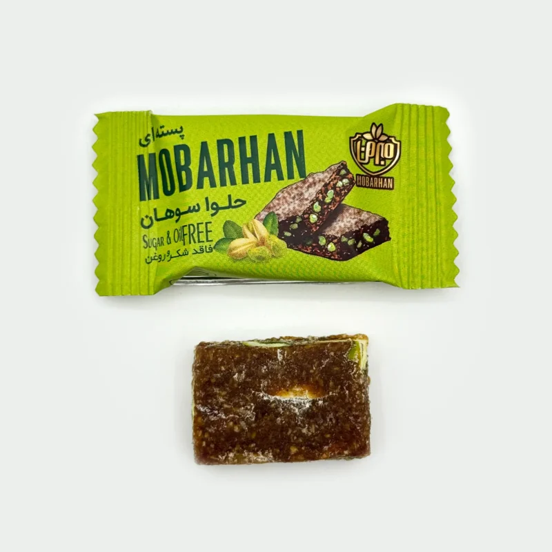 حلوا سوهان پسته ای فام لند