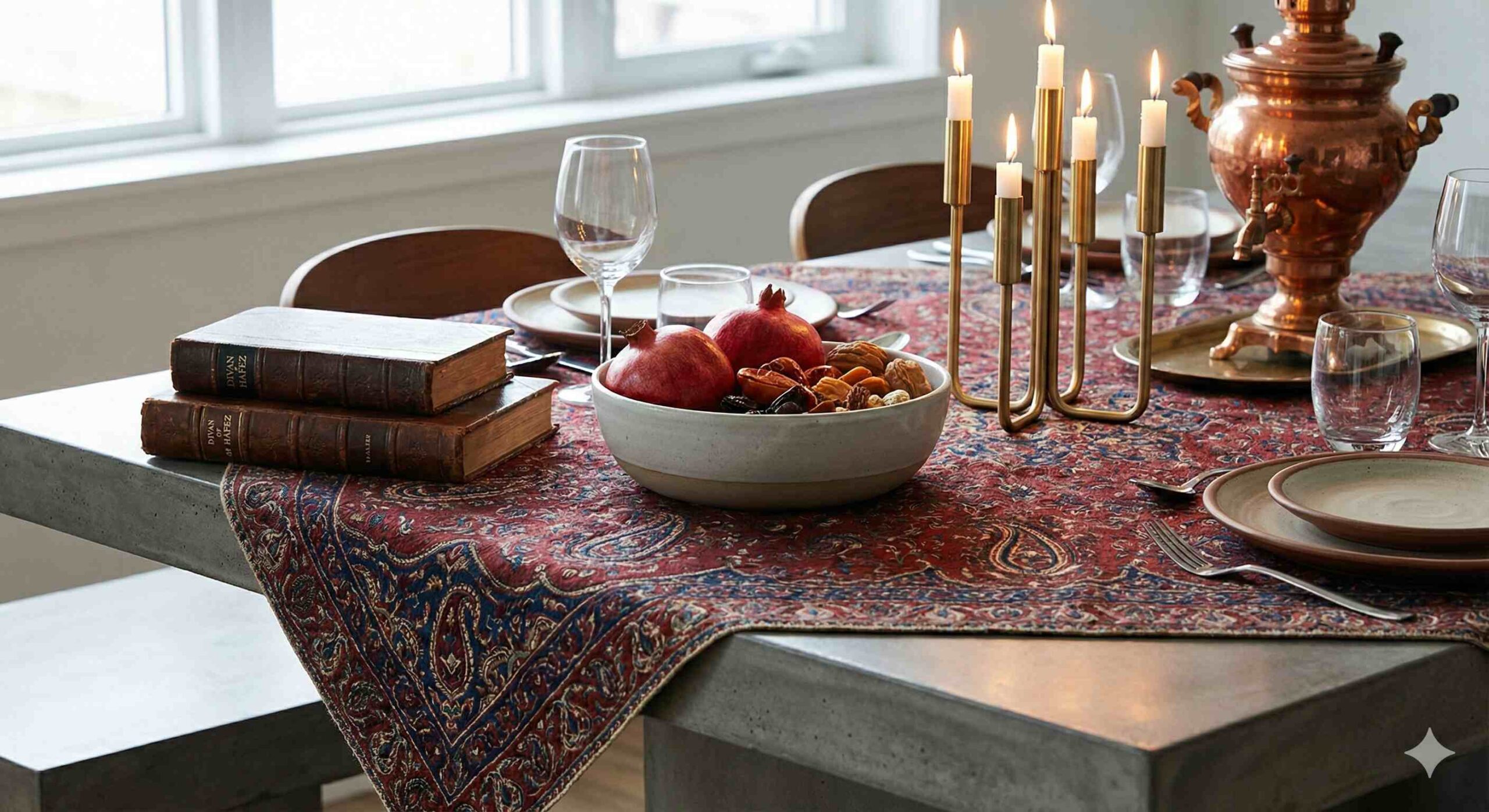 ایده میز یلدا مدرن