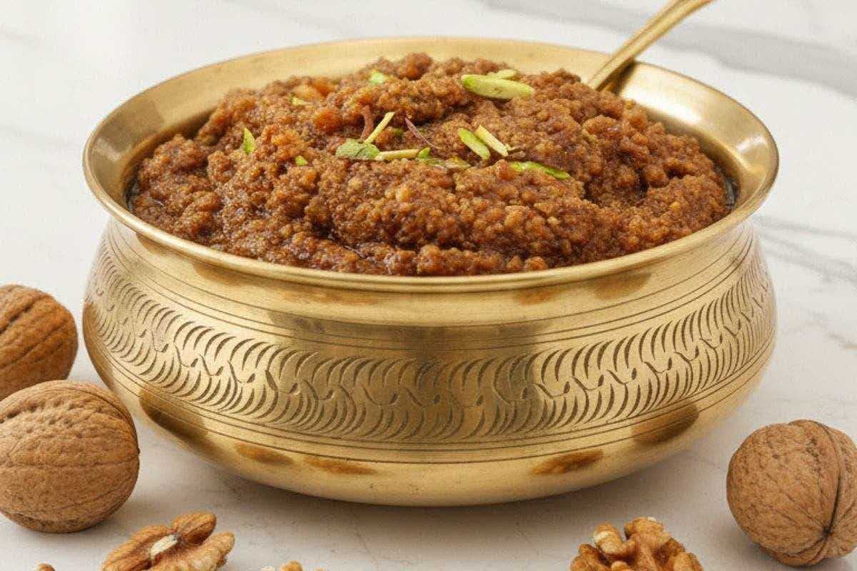 طرز تهیه حلوا گردو