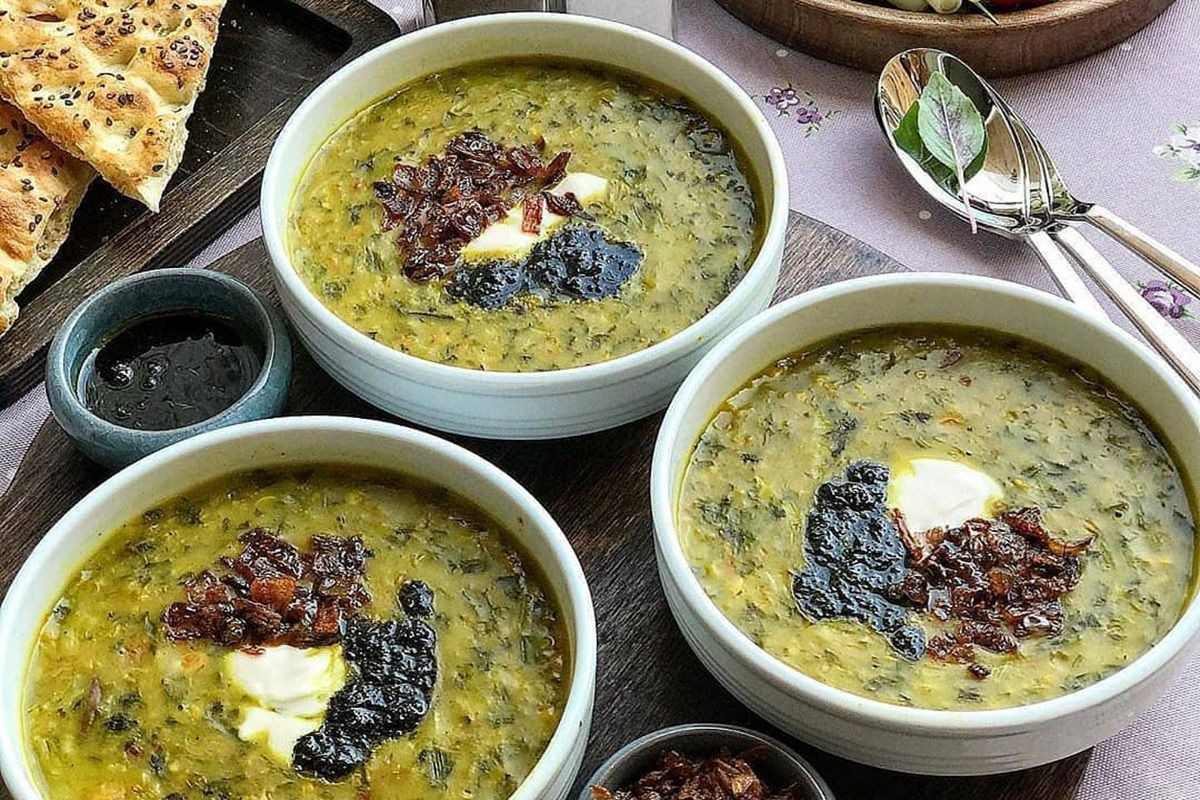 طرز تهیه آش جو مجلسی