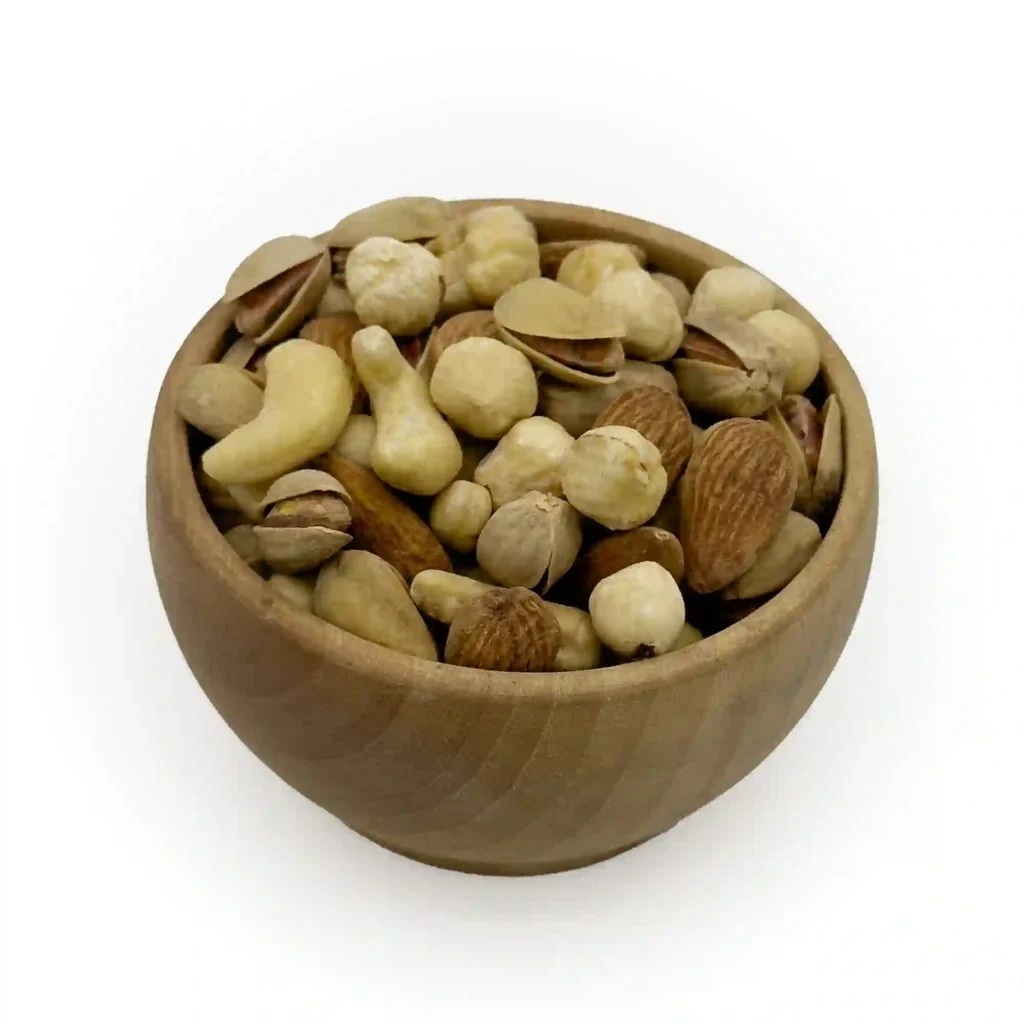 آجیل چهارمغز سنتی اعلا فام لند کاسه چوبی 1