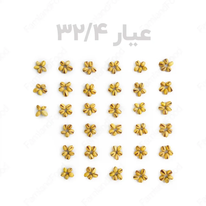 عیار پسته فندقی زعفرانی ممتاز فام لند