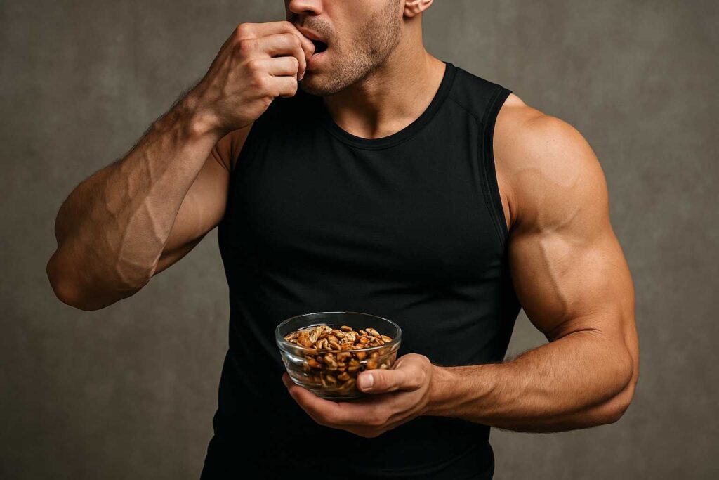 بهترین آجیل برای ورزشکاران و بدنسازان