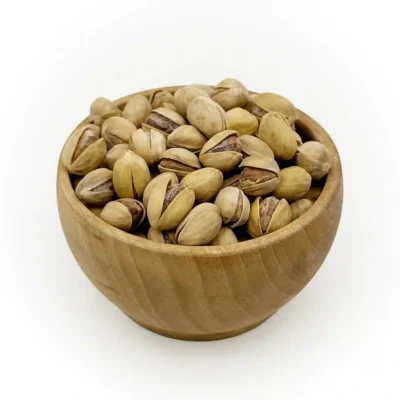 پسته فندقی برشته ممتاز فام لند کاسه چوبی 1