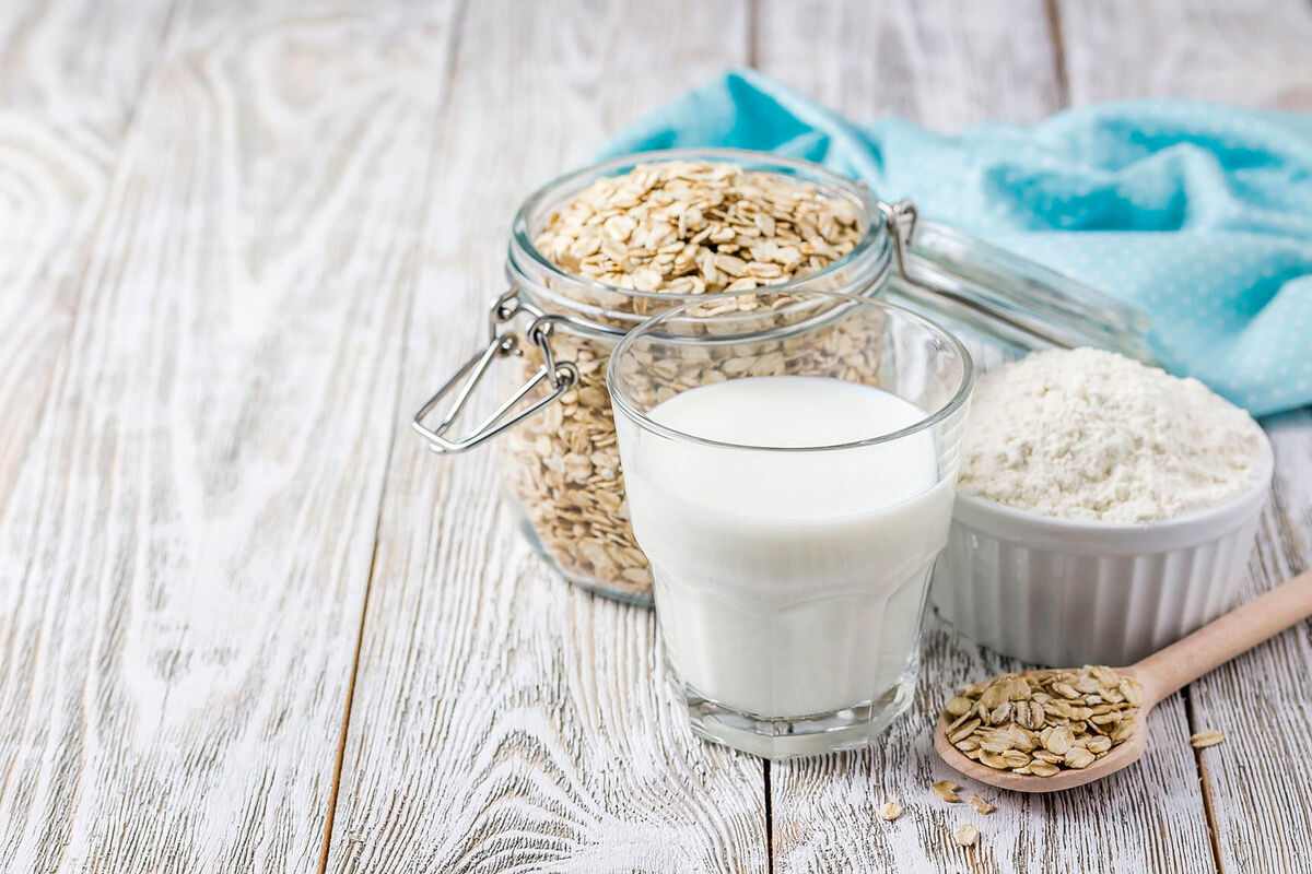 جو پرک با شیر برای چاقی