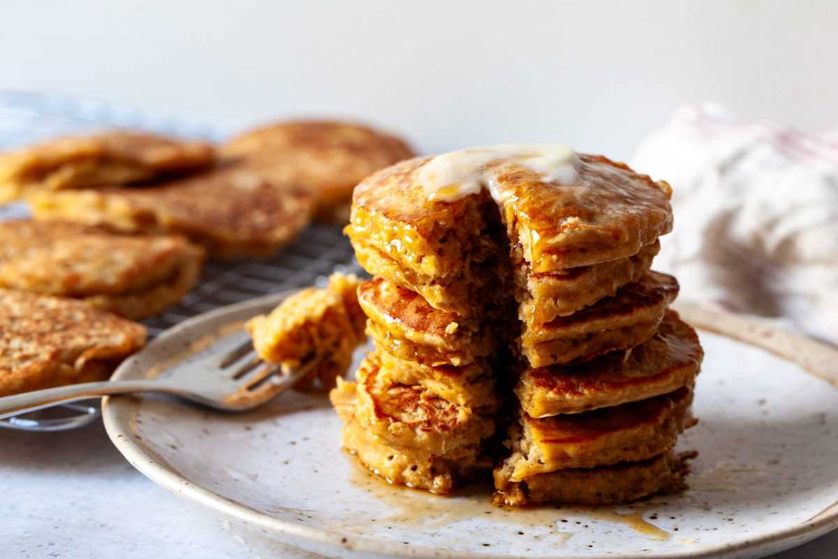 پنکیک با موز و جو