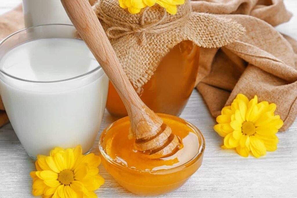 خاصیت شیر و عسل