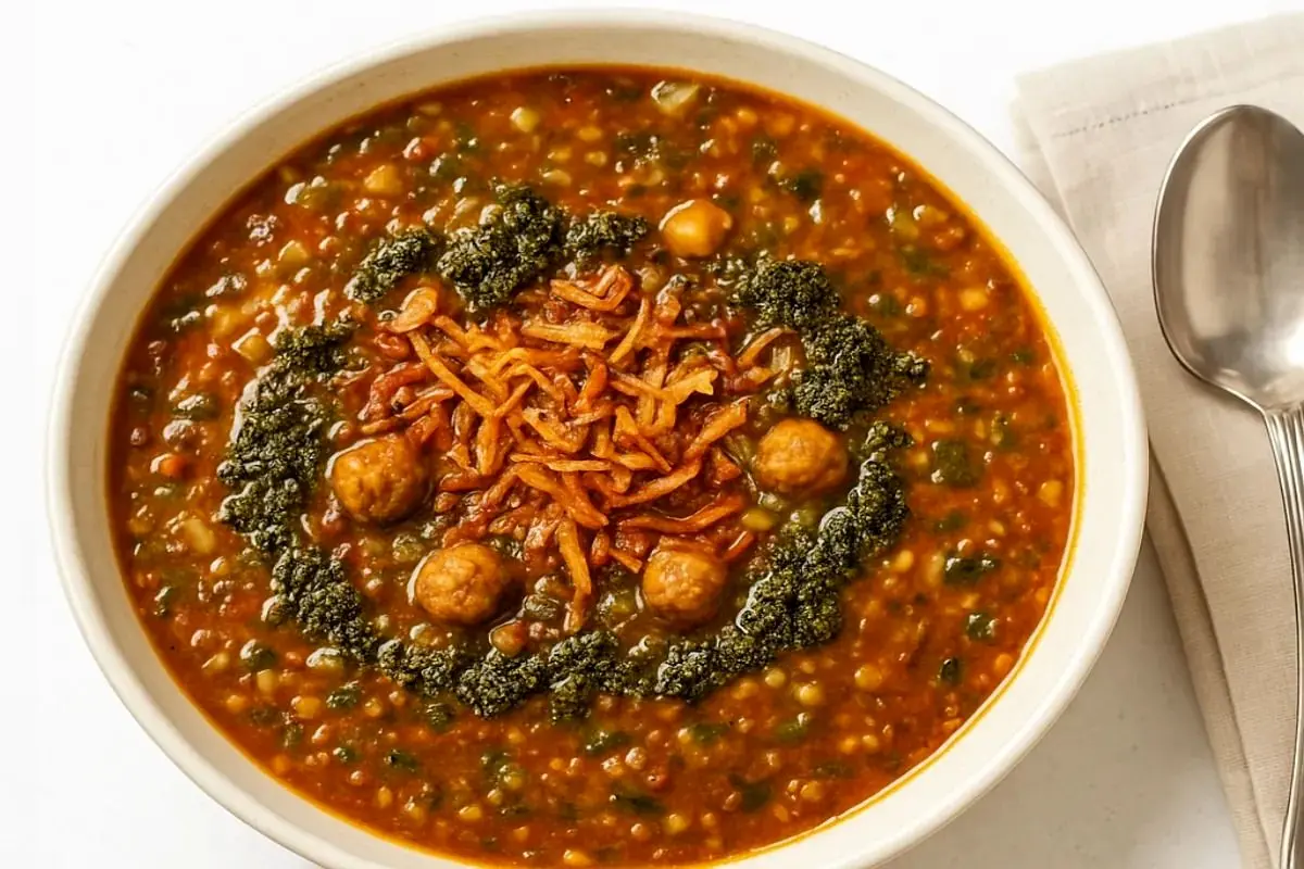 طرز تهیه آش گوجه ساده