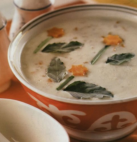 سوپ جو سبک برای افطاری ساده